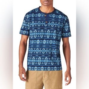 Lucky Brand Tribal Print Shirt Men’s Size Large